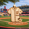 ⚾ Personalized softball Jersey Ornament – Custom Name, Number & Year