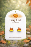 Candy Corn Earrings