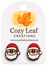 Santa Face Earrings