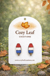 Laser Engraved Bomb Pop Earrings