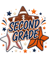 Second Grade Back to School Shirt Sports