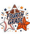 Fourth Grade Back to School Shirt Sports