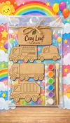 Paint‑Your‑Own Vehicle Craft Kit (Bagged in Cellophane)