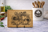Pumpkin & Sunflower Cutting Board